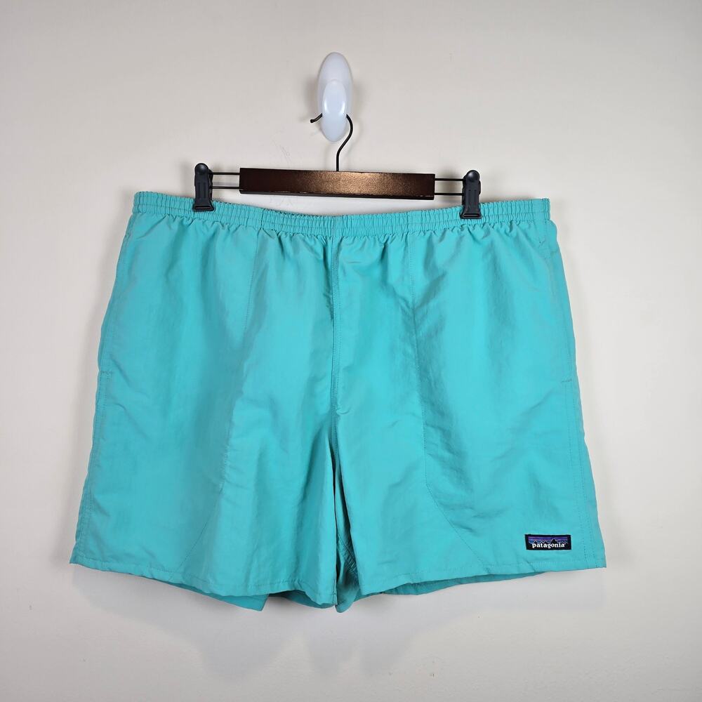 Patagonia Baggies Shorts Mens Size XXL 5" Inseam Fresh Teal Lined 57022